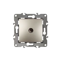 12-3101-04 ЭРА Розетка TV одиночная, IP20, Эра12, шампань