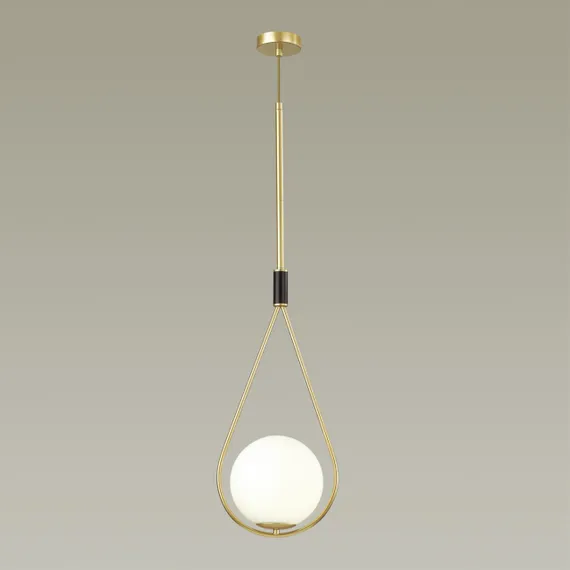 4810/1A PENDANT ODL21 415 золтой/черный/белый Подвес E14 1*40W FLARI
