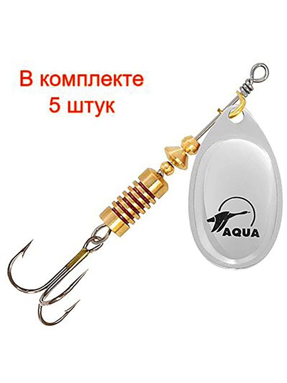 Блесна вертушка AGLIA 06,0g, лепесток № 3, цвет A0-06