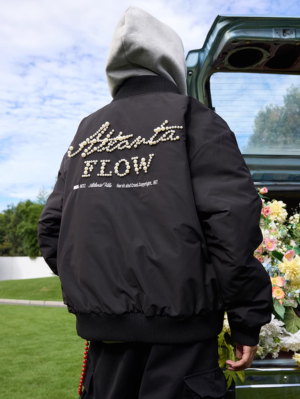 Бомбер HARSHandCRUEL "Atlanta Flow" MA-1 Bomber Jacket