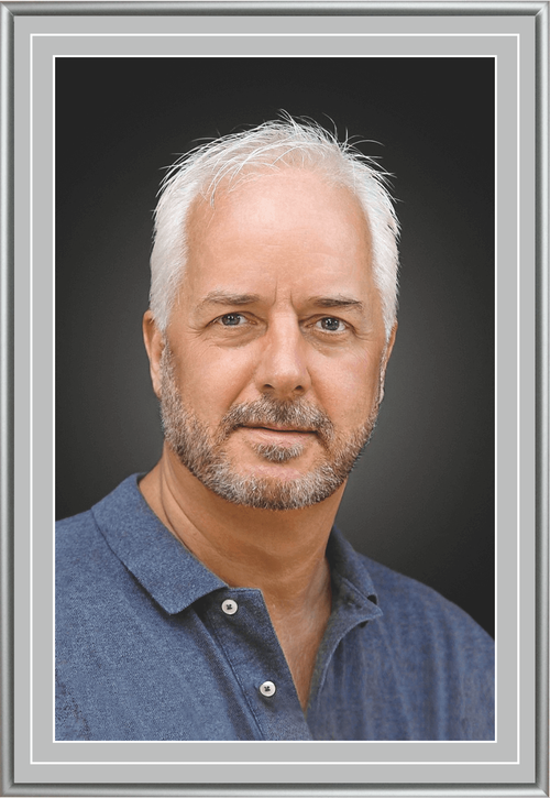 Портрет ритуальный "серый"