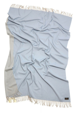 Плед 130х180 Glen Saxon Lamcash Stone-Light Blue Германия-Шотландия фото