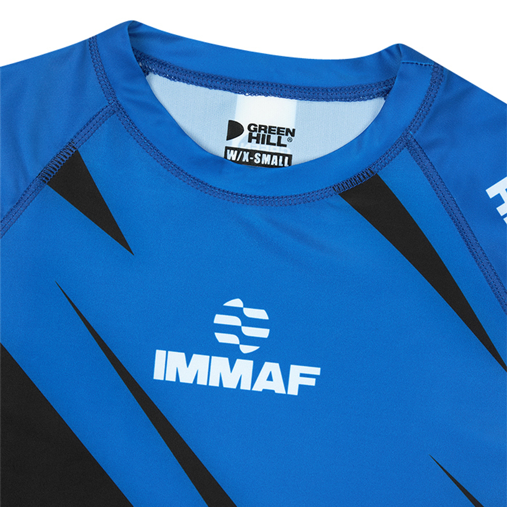 RGI-4021w Рашгард RASH GUARD IMMAF approved женский черно-синий