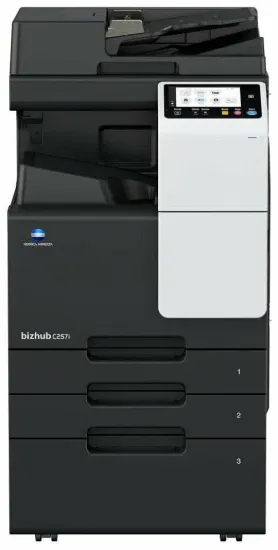 МФУ лазерное Konica Minolta bizhub C257i, цветн., A3, черный/белый