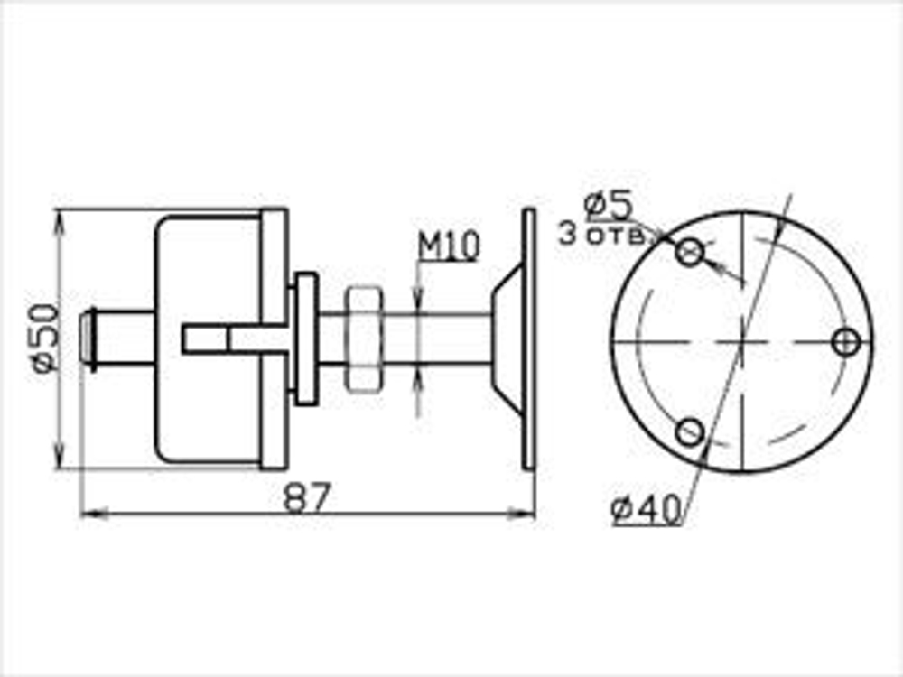 Крепление верхнее д/барной стойки Z182+Z187