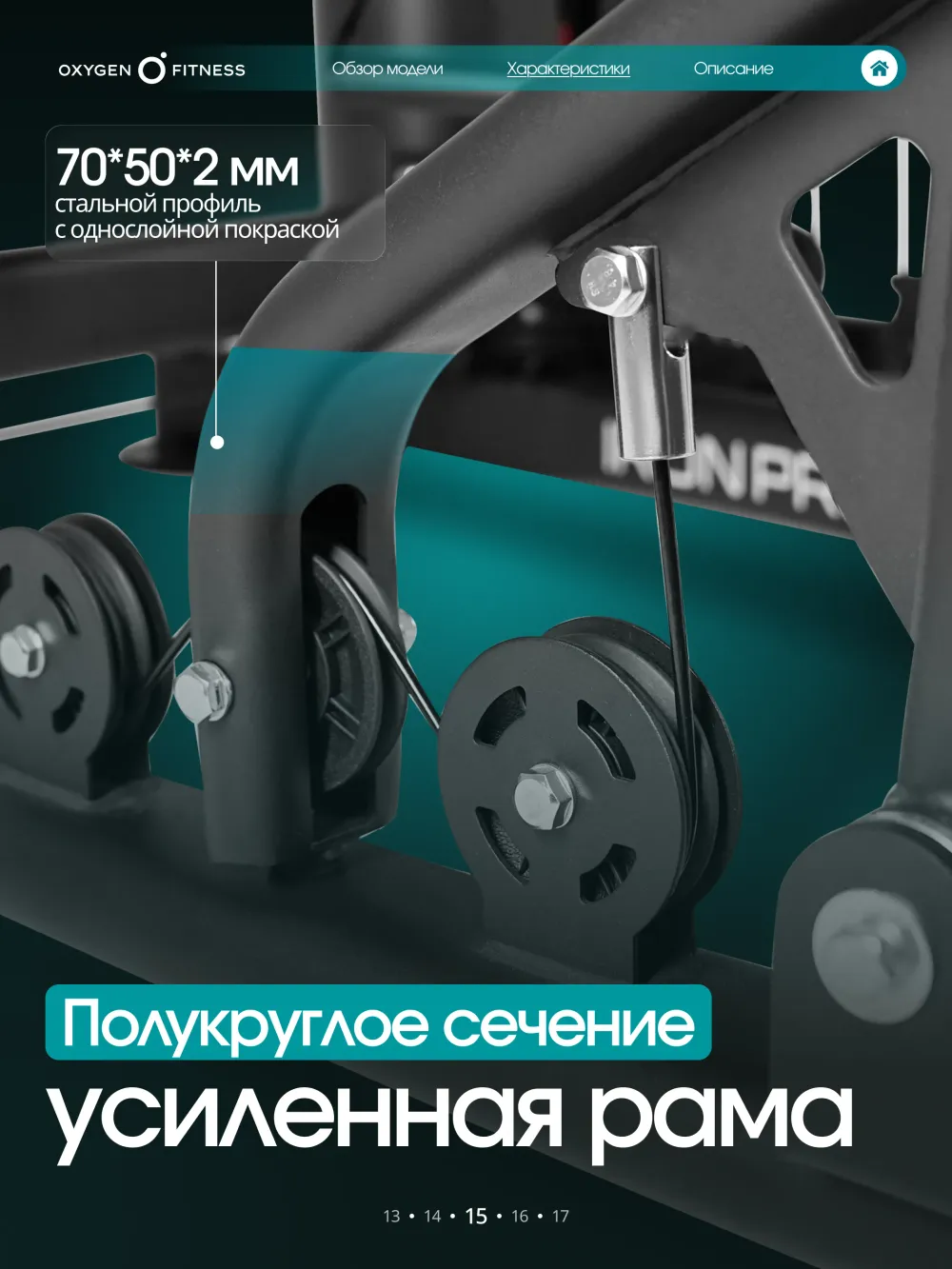 Силовой комплекс OXYGEN FITNESS IRON полукоммерческий