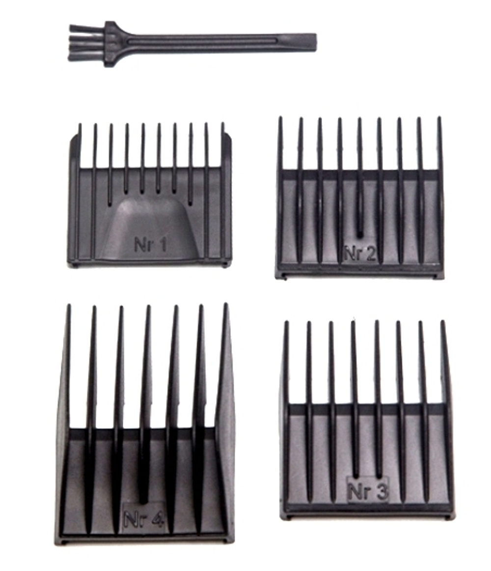 Набор насадок для машинки 4шт и щеточка