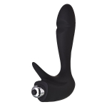 Черный массажер простаты 14,4см Erotist Toys First