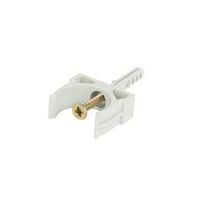 Крепеж-клипса для трубы 25 мм дюбель с винтом 5 шт ДКС