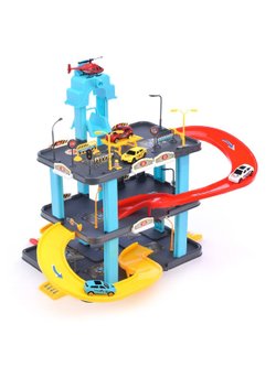 Игровой набор (Парковка) в коробке. Размеры парковки: 57х44х46 см. (A239)