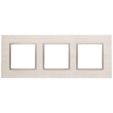 Рамка 3-м 14-5203-04 металл Elegance шампань+шампань ЭРА Б0034554