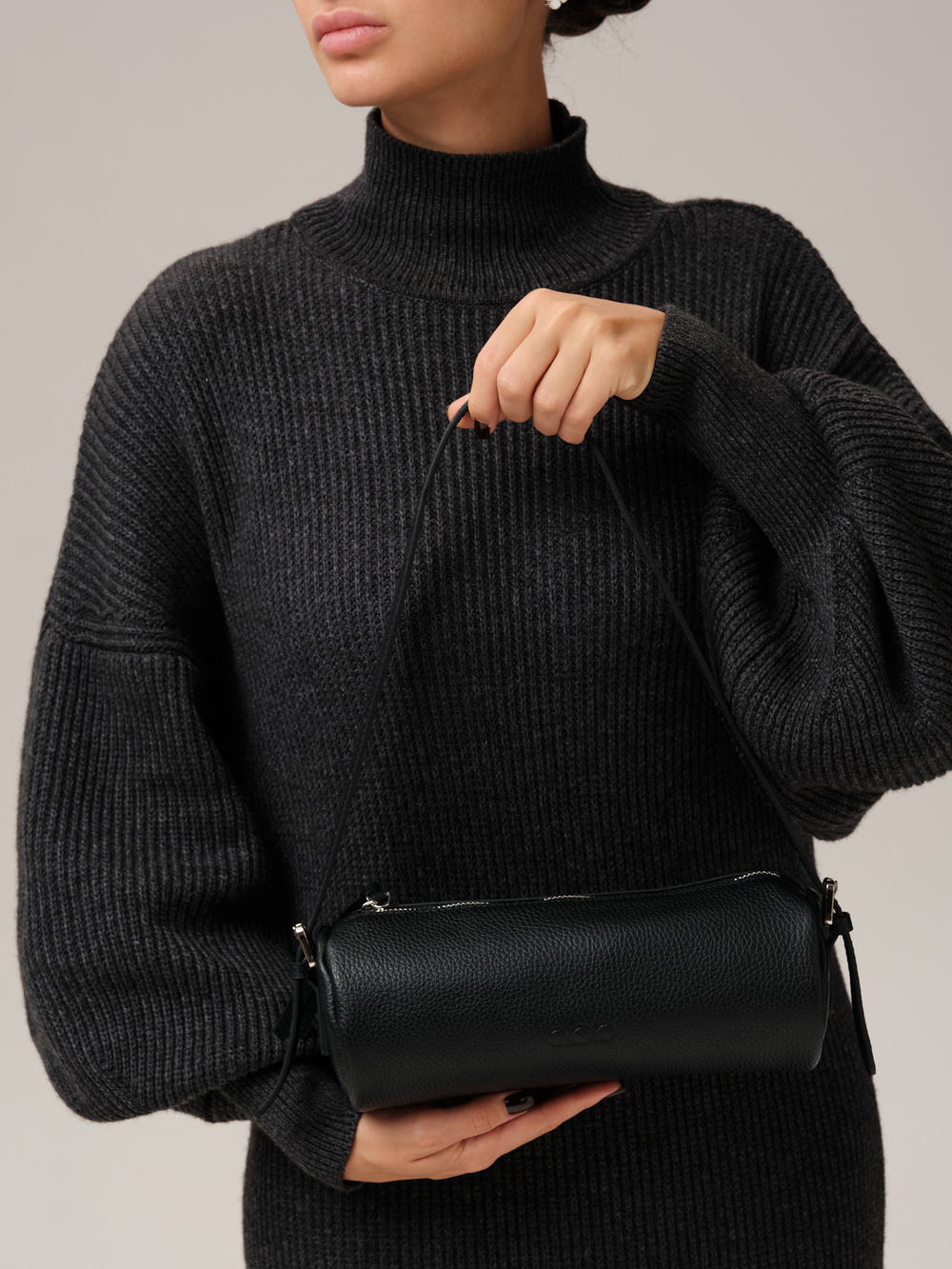 Кожаная сумка DBR 31343 черный