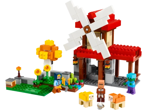 Конструктор LEGO Minecraft 21262 Ферма с ветряной мельницей