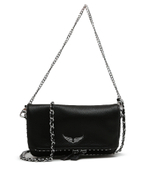 Кожаная сумка-мессенджер ROCK Zadig&Voltaire - черный(LWBA00006)