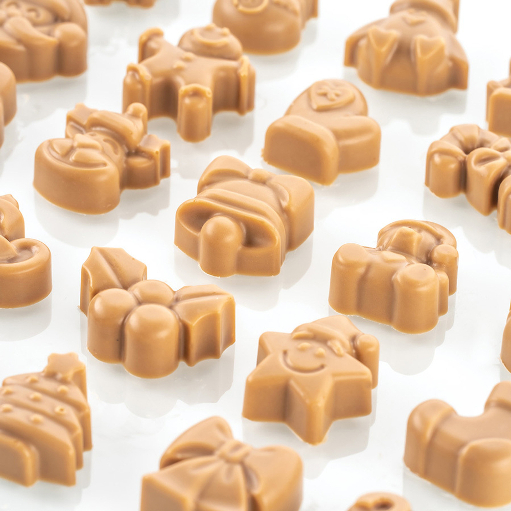 Форма для приготовления конфет xmas countdown, 39 х 23 х 3,5 см, силиконовая