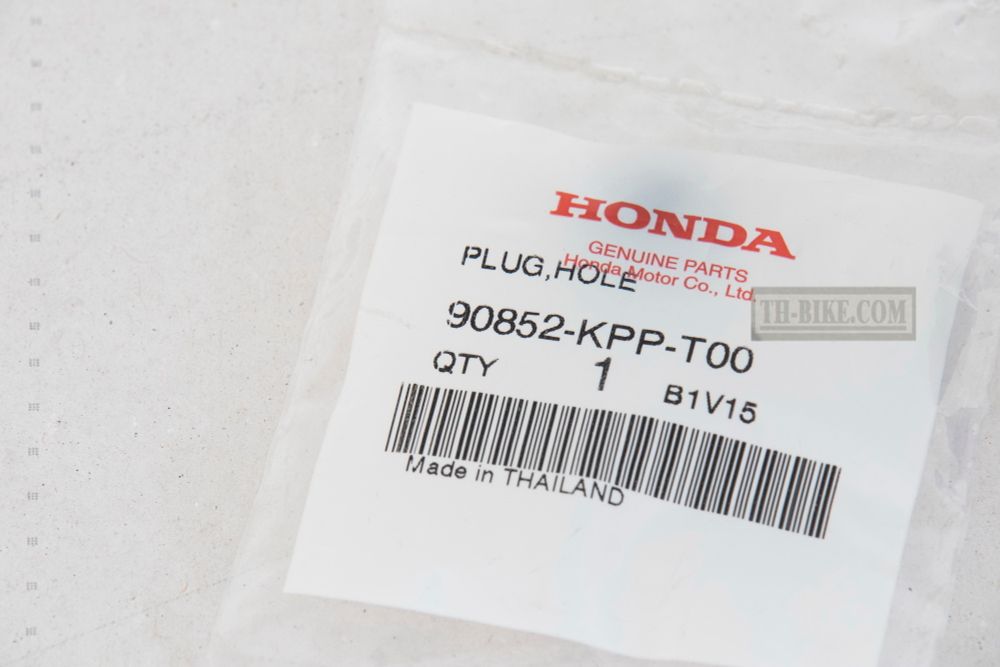 90852-KPP-T00. 	PLUG, HOLE