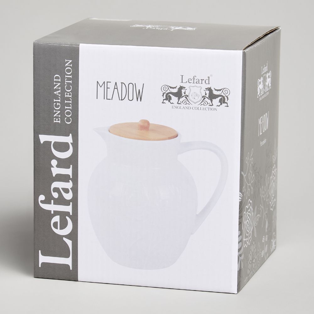 КУВШИН С ДЕР.КРЫШКОЙ LEFARD "MEADOW" 16,5*13*17 СМ 1300 МЛ