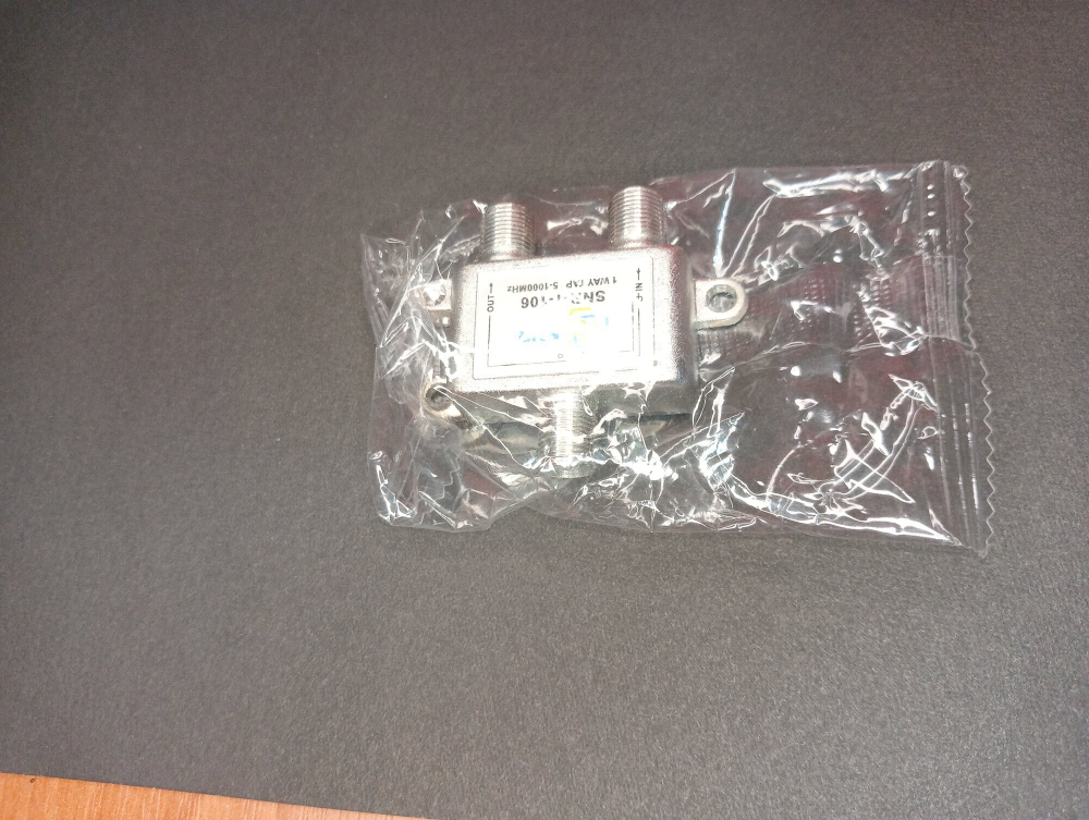 Ответвитель абонентский SNR-T-106 на 1 отвод, вносимое затухание IN-TAP 6dB.