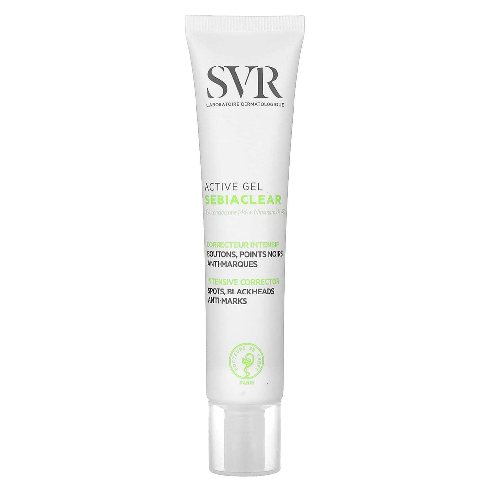 SVR, Sebiaclear, активный гель, 40 мл (1,4 жидк. унции)