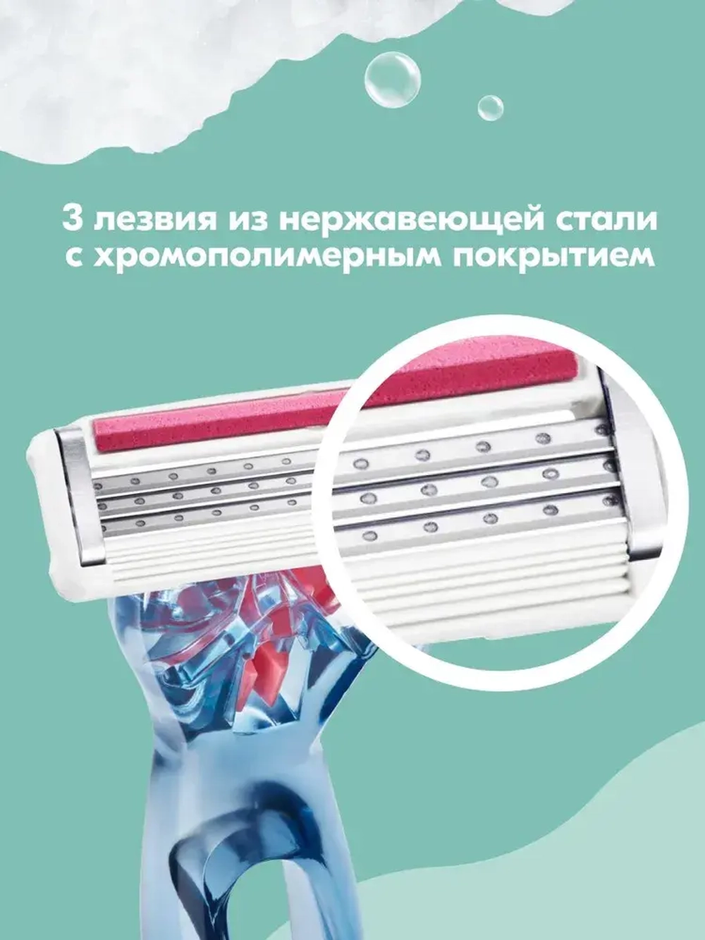 BiC Женский Станок для бритья "CLiCK 3 SENSITIVE" (2 касс)