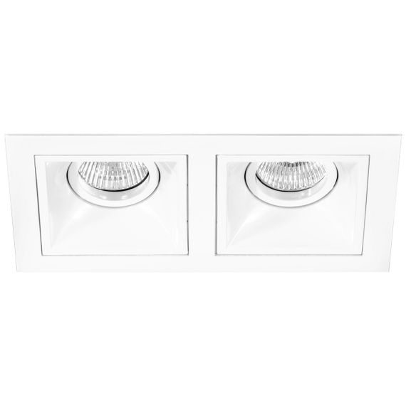 Комплект из светильников и рамки Lightstar Domino Quadro (214526+214506+214506) D5260606