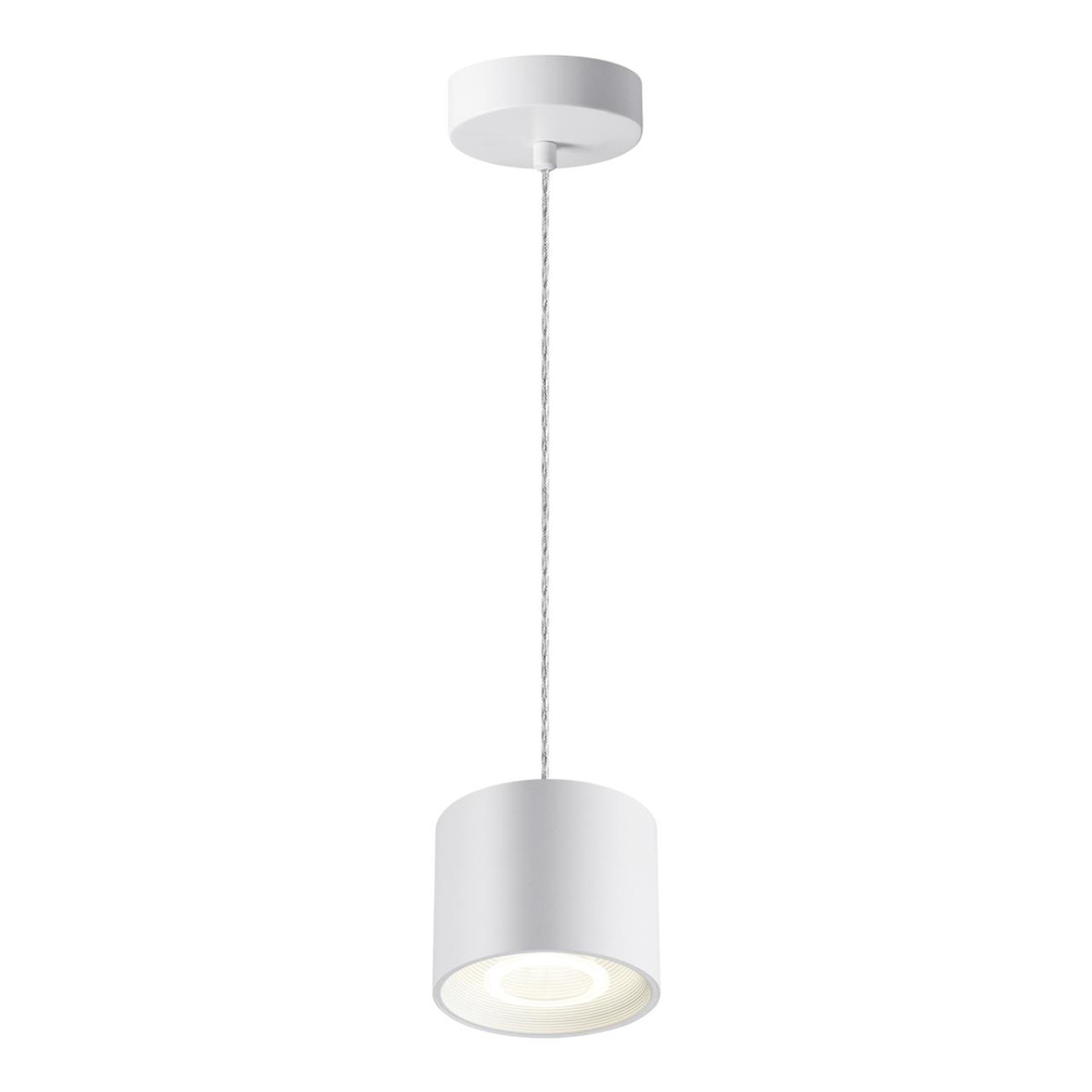 358793 OVER NT21 356 белый Светильник накладной светодиодный, длина провода 2м IP20 LED 15W 4000K 1600Лм 110-265V BIND
