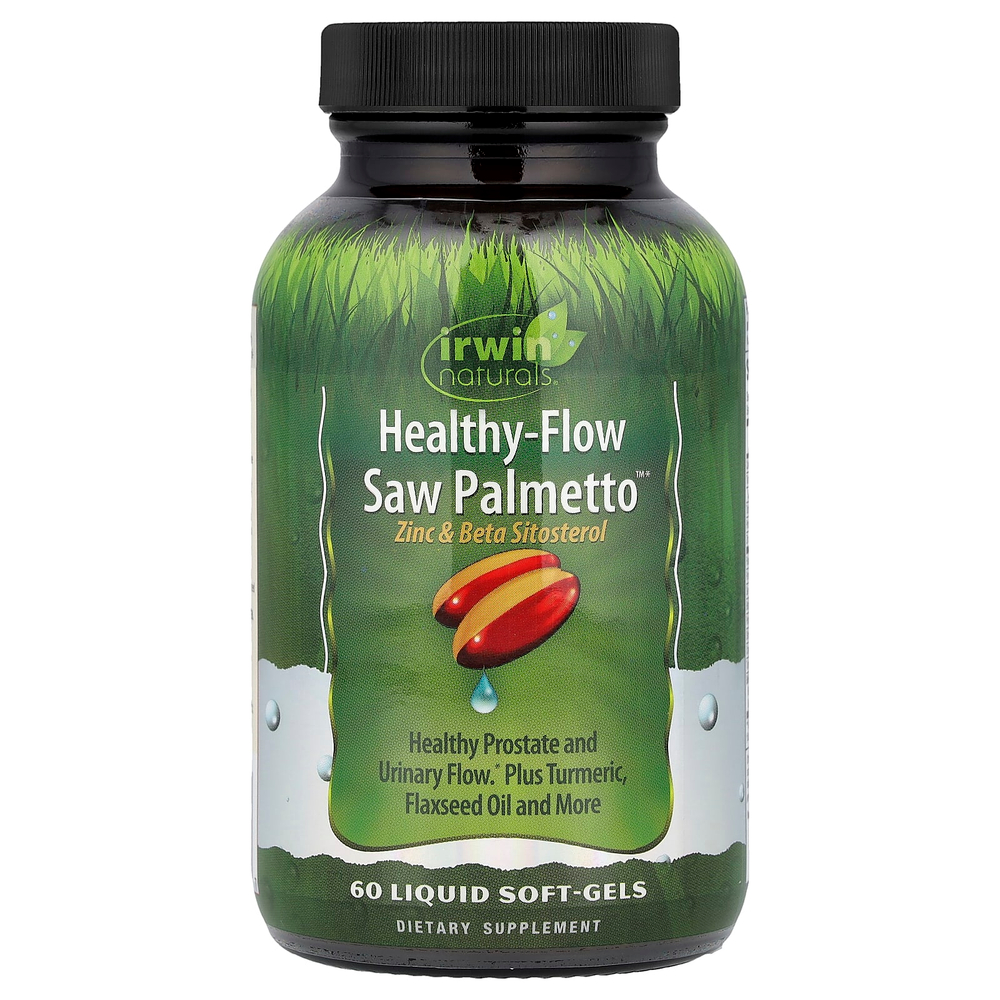 Irwin Naturals, Healthy-Flow Saw Palmetto™, 60 желатиновых капсул
