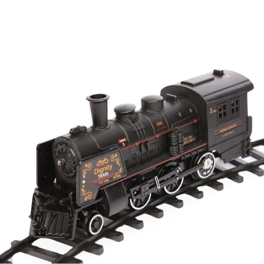 Железная дорога на бат.со светом, звуком и дымом, коробка 60-15