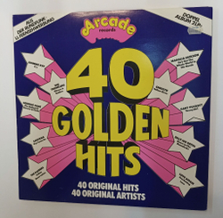 Винтажная виниловая пластинка LP Сборник 40 Golden Hits 2LP (Germany 1974)