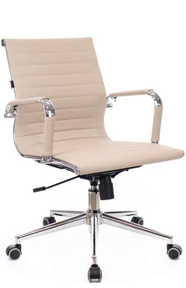 Операторское кресло Everprof Leo T Экокожа Бежевый