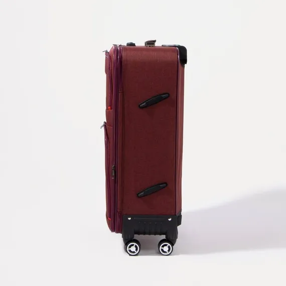 Чемодан большой 28&quot;, отдел на молнии, 2 наружных кармана, кодовый замок, цвет красный