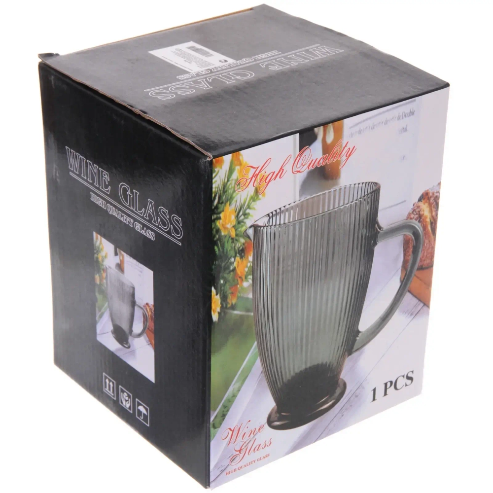 Кувшин стеклянный 1100мл «Глория» зеленый