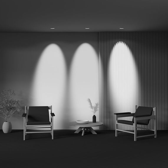 Встраиваемый светодиодный светильник Maytoni Technical Downlight Lens DL105-12W4K-W