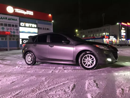 Пороги MPS стиль на MAZDA 3 BL