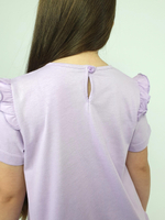 02-154-2 Комплект для девочки (футболка+ бриджи)