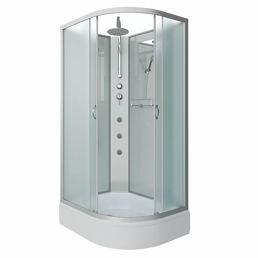 Душевая кабина Niagara Classic NG-33094-14BKTG 100х90 с гидромассажем