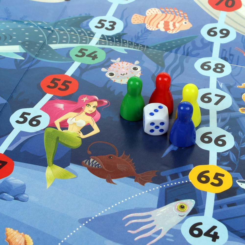 Игра-ходилка "Подводные приключения" в пакет (Т-Ц)