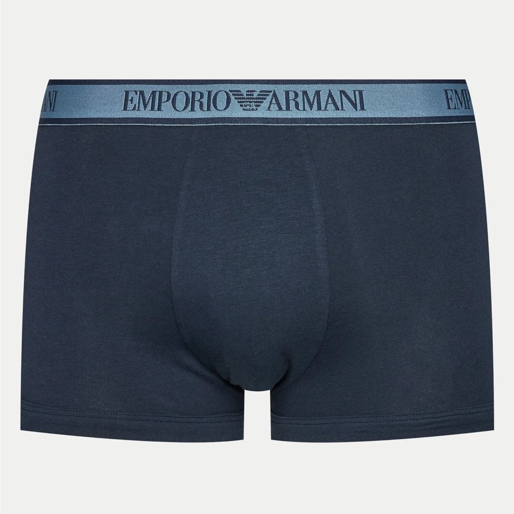 Набор мужских трусов хипсов 3в1 темно-синие Emporio Armani 111357_4F717 70435