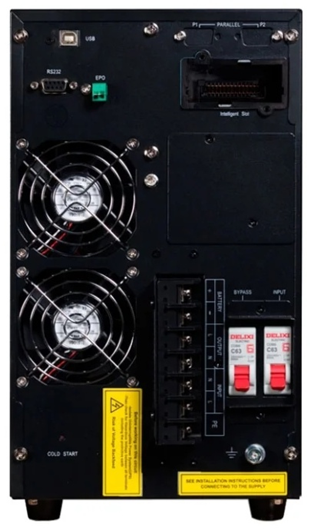 источник бесперебойного питания SVC PTX-6KL-LCD