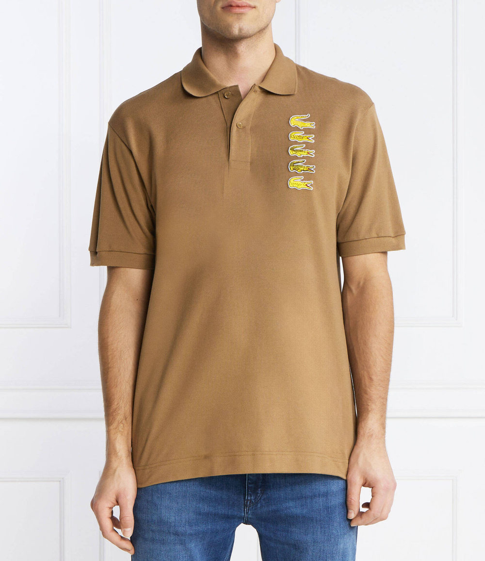 Поло Lacoste - коричневый(PH3474)