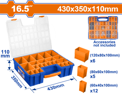 Органайзер 430х350х110 мм (4) WADFOW WTB1622