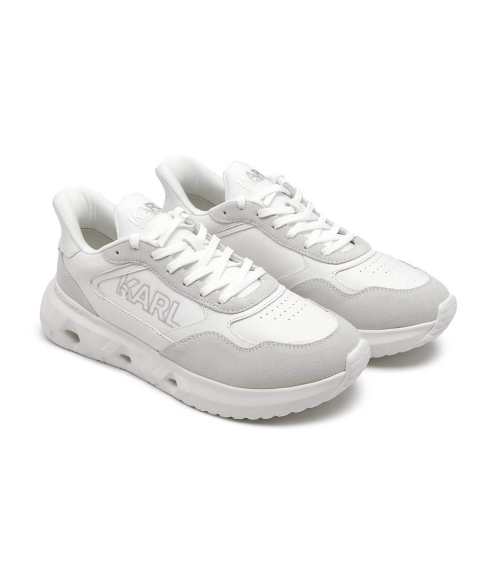 Кожаные кроссовки kite run Karl Lagerfeld - белый(KL54624)