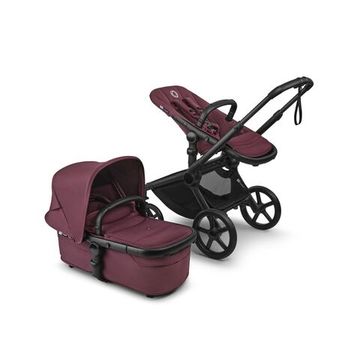 Коляска 2 в 1 Bugaboo Fox 5 Renew complete (Black/Dark Cherry/Dark Cherry)