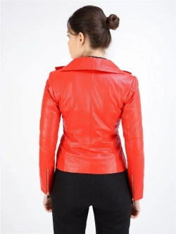 Косуха кожаная куртка женская Турция