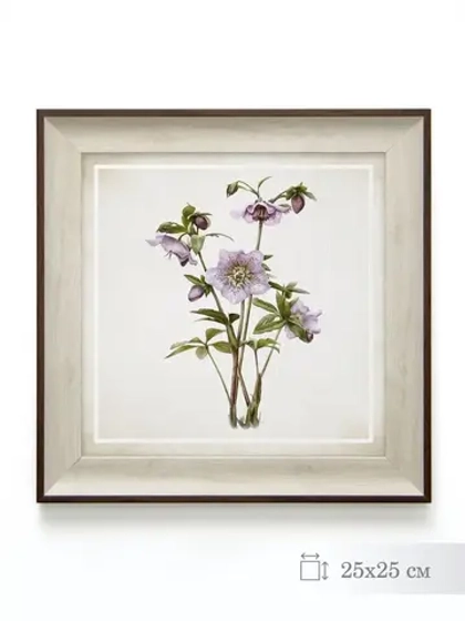 Картина на натуральном холсте "Весенний прованс" 25*25 см