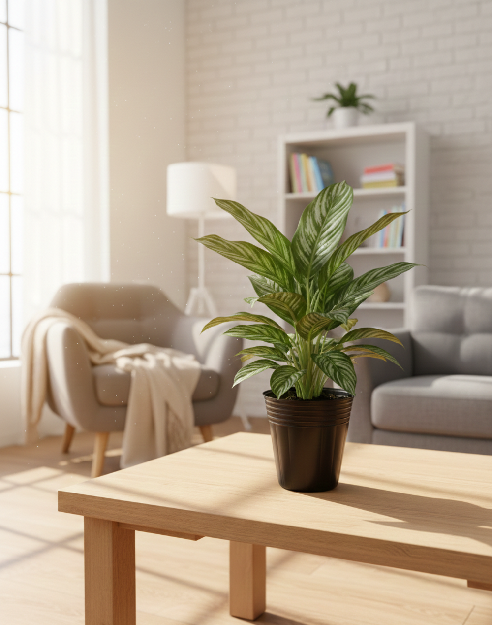 Диффенбахия white snow princess д.16