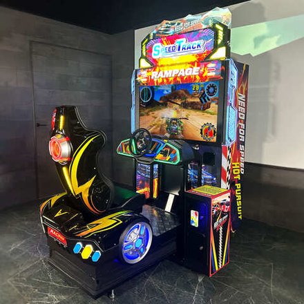 Игровой автомат гонки, с рулём «Need For Racing»