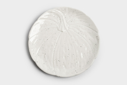 Блюдо 22см Anna Lafarg Light pumpkin Тыква белая в крапинку