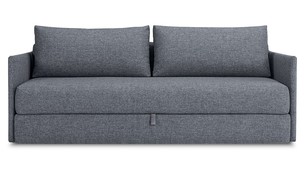 Диван Коя Лайт Strong Plus 10 208*94*80 см, Серый Рогожка Еврокнижка Фиеста