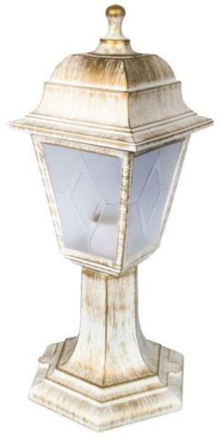 Светильник садово-парковый PP4204 C66 НТУ 04-60-001 У1 "Оскар" 4-гран. пласт. +пласт. бел. бронза Camelion 13841
